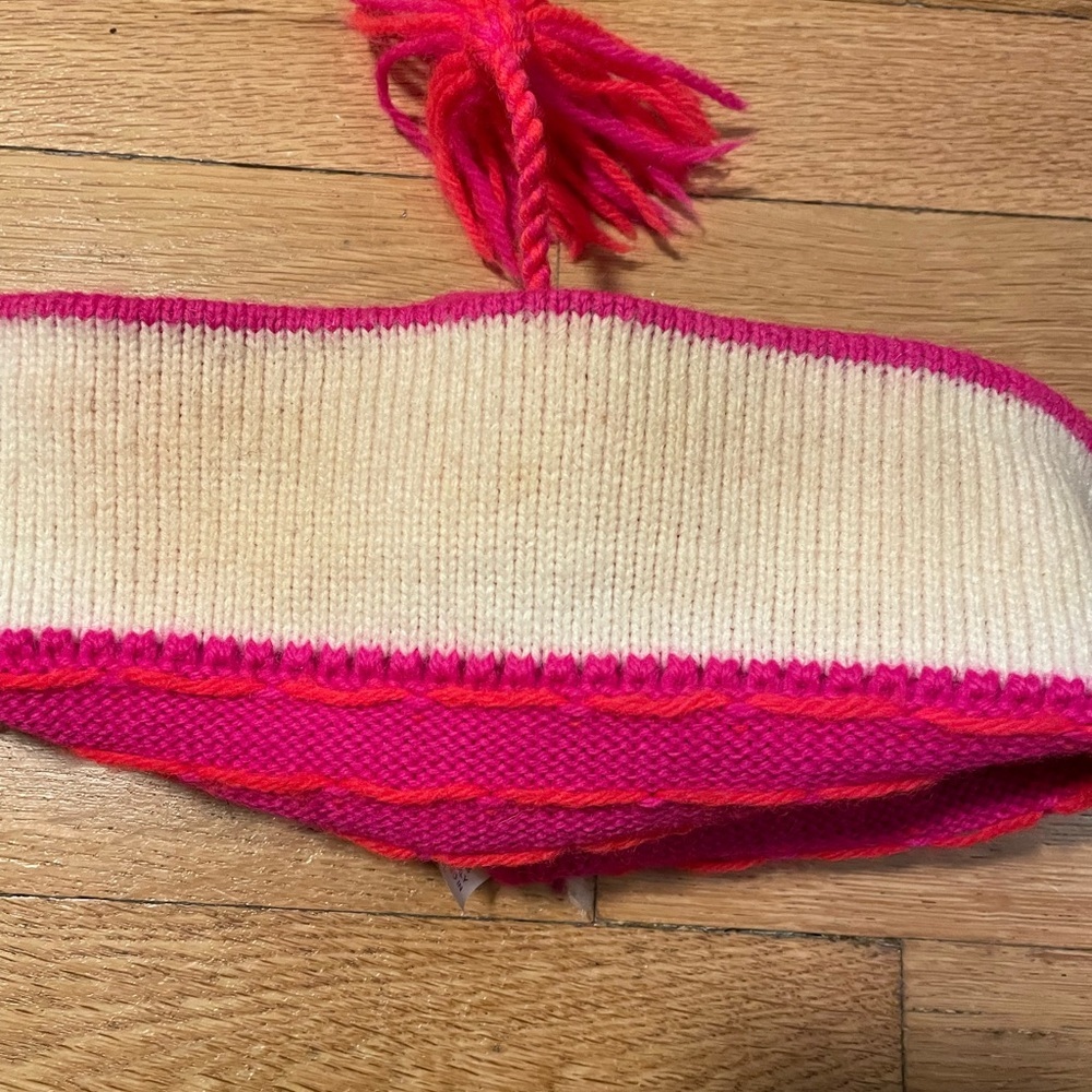 Vintage Tecnica Wool Pink and Orange Hat O/S - Picture 2 of 8